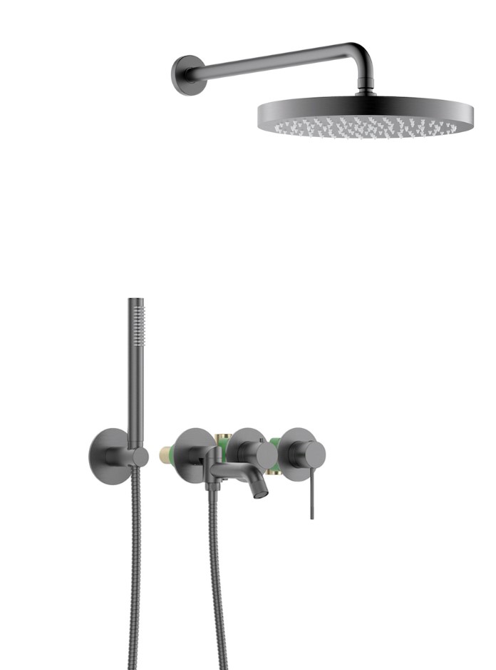 Душевая система встроенная Saona SX-2348/18SM Черное золото, SX-2348/18SM