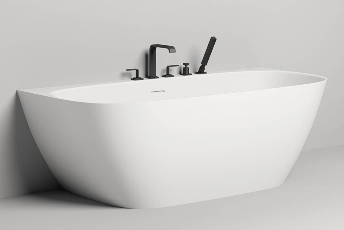 Ванна из искусственного камня Salini S-Sense Sofia Wall 180х85, 102513G