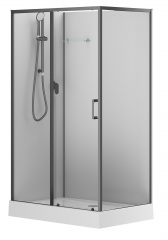 Душевая кабина Aquanet Passion EVO 120L Black 120x80, 00282012
