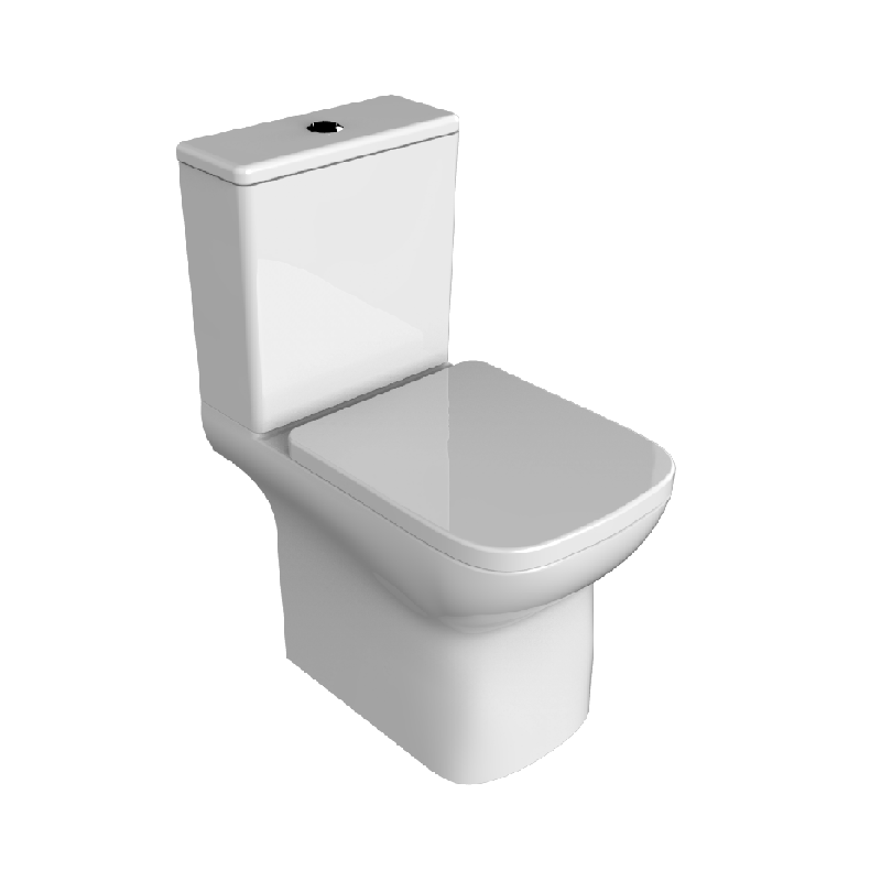 Azario унитаз компакт Alba напольный, безободковый, AZ8323