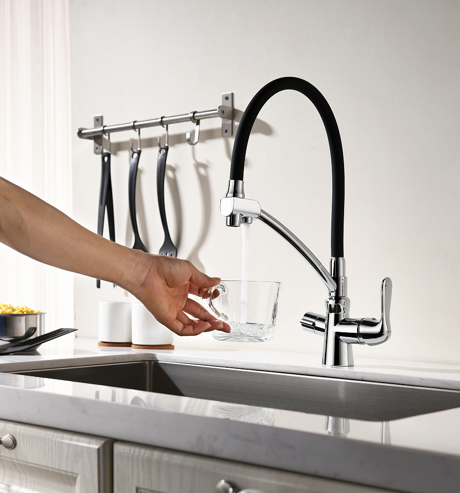 Смеситель Lemark Comfort LM3070C для кухни с подключением к фильтру с ...