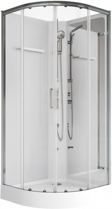 Душевая кабина Aquanet Passion R 2.0 90x90, прозрачное стекло, 00263868