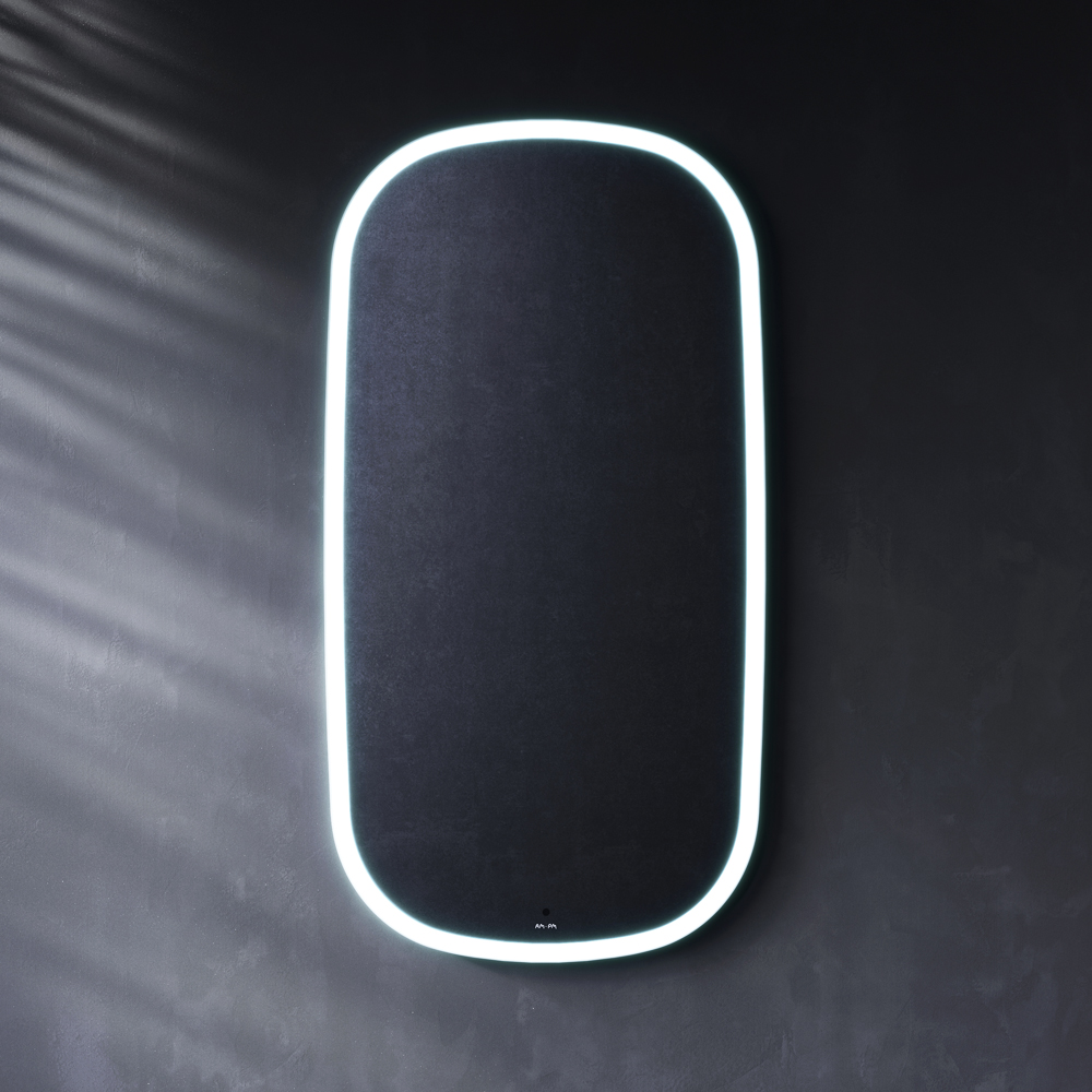 Зеркало универсальное с контурной LED-подсветкой, ИК- сенсором, вытянутое, 55*100 см, M8FMOX0551WGH