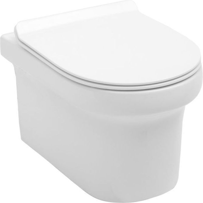 Унитаз подвесной Aquanet Rimless Nova-W BL-101N-WHT