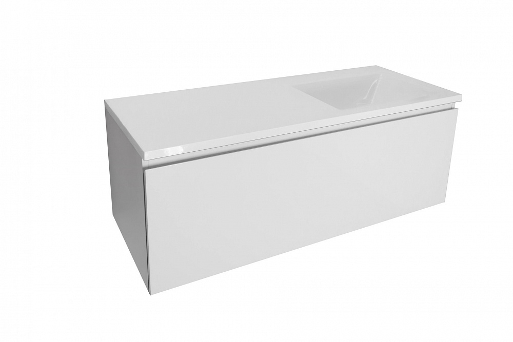 Комплект мебели Dallas Luxe 1100х482 левосторонний подвесной 1 ящик (ШхГхВ) 1092х476х430, ФР-00002022