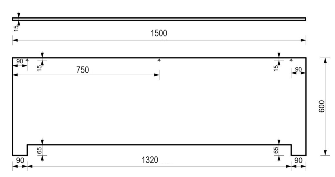 Экран фронтальный для ванны "SOFIX" 1500, FS150