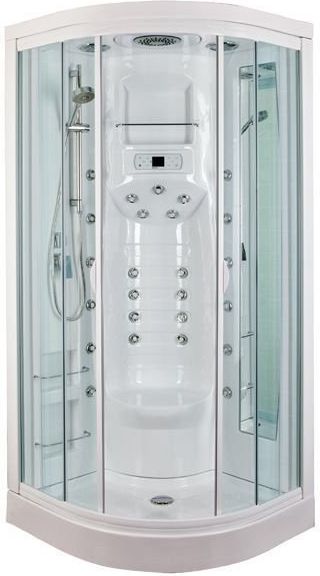 Душевая кабина Aquanet Fiji 95x95 с г/м, без пара, прозрачное стекло, 00172256