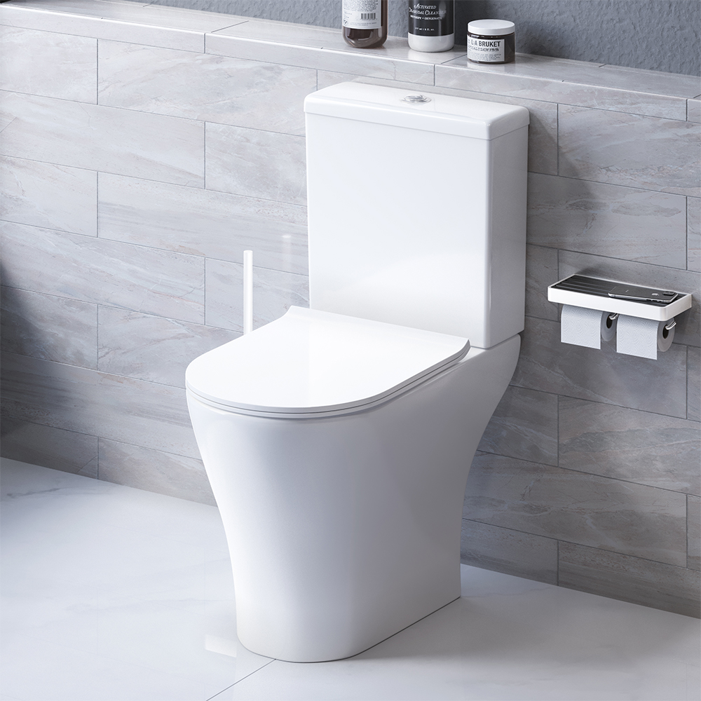 Sirius унитаз-компакт безободковый с сиденьем микролифт, DX86C8600SC