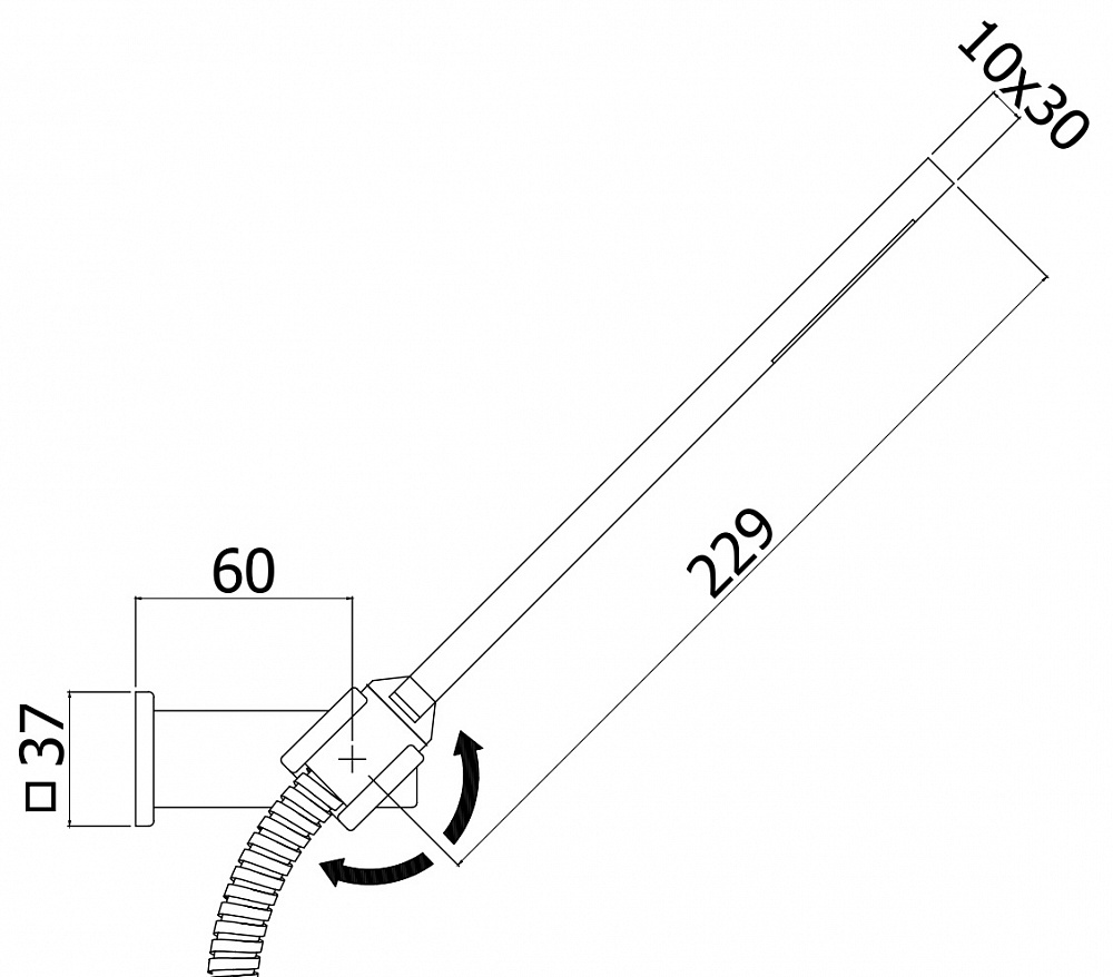 Душевой гарнитур Paffoni Level ZDUP059CR