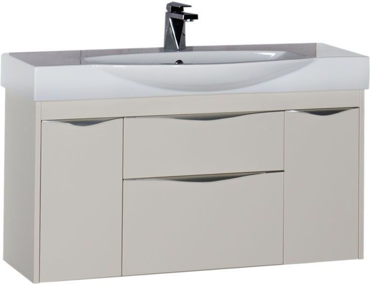 Тумба с раковиной Aquanet Франка 105 слоновая кость, 00213045