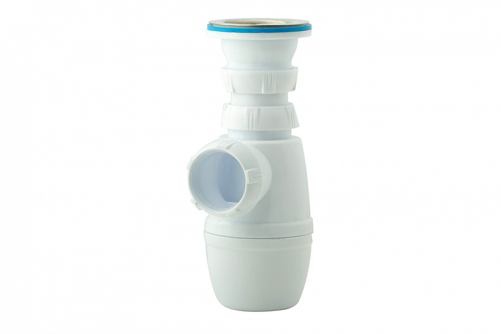 Выпуск и сифон для раковины АниПласт (хром), ФР-00001960