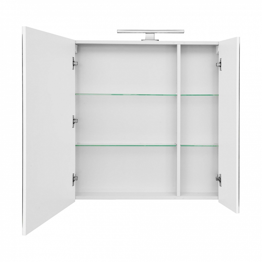 Зеркальный шкаф Aquaton Нортон 80 белый 1A249202NT010