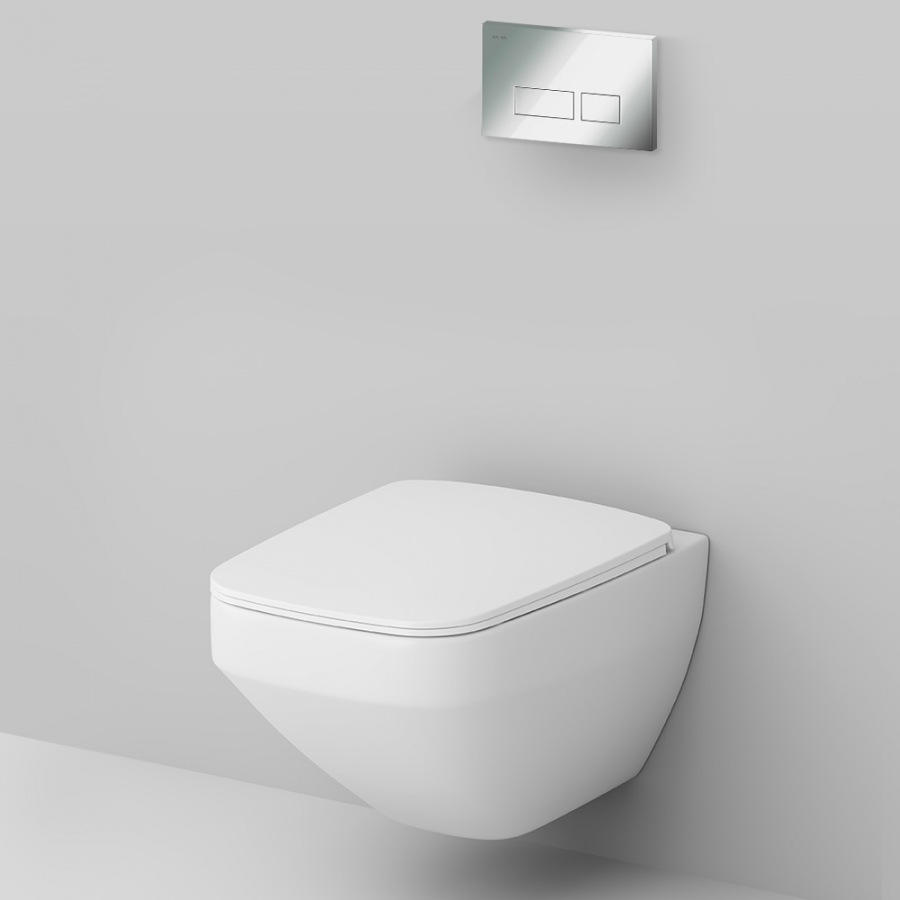 Инсталляция с клавишей Pro S глянц хром с подв унит Inspire V2.0 FlashClean с сид м/л, IS47051.50A1700