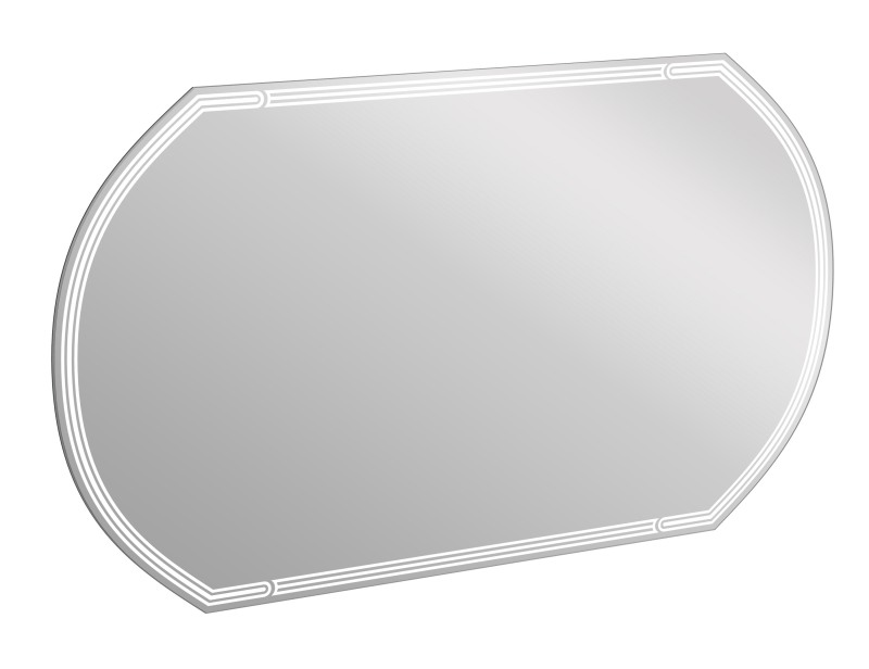 Зеркало LED 090 DESIGN 120, KN-LU-LED090*120-d-Os