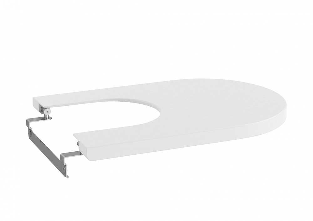 Крышка для биде Roca Inspira Round Supralit, Soft Close, белый матовый 80652262B