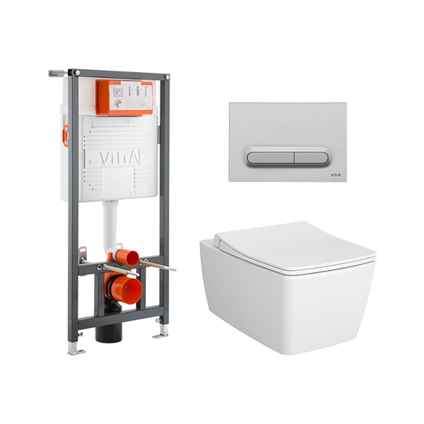Комплект инсталляция+унитаз Metropole L-Box., 9820B003-7201