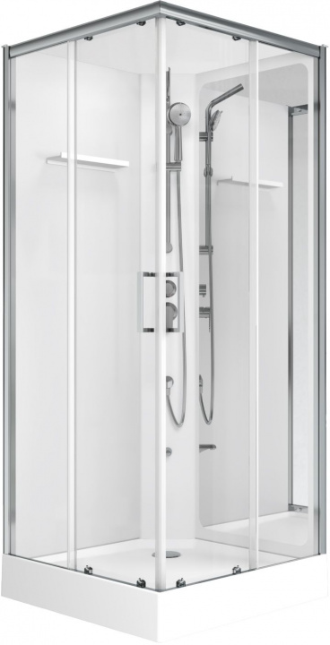 Душевая кабина Aquanet Passion S 2.0 90x90, прозрачное стекло, 00263869