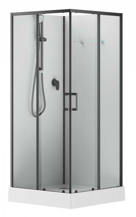 Душевая кабина Aquanet Passion EVO S Black 90x90, 00282009