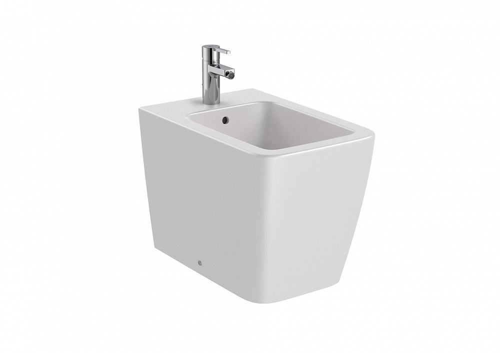 Биде Roca Inspira square напольное, BTW, жемчужный 357537630