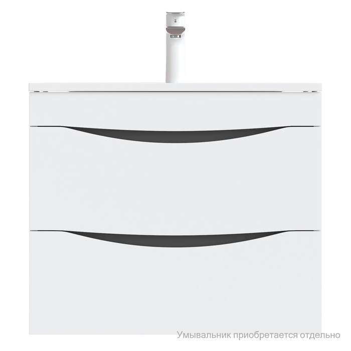 Тумба подвесная, белая, 60 см, Cloud,  IDDIS, CLO60W0i95. Подходит умывальник: 0136000i28