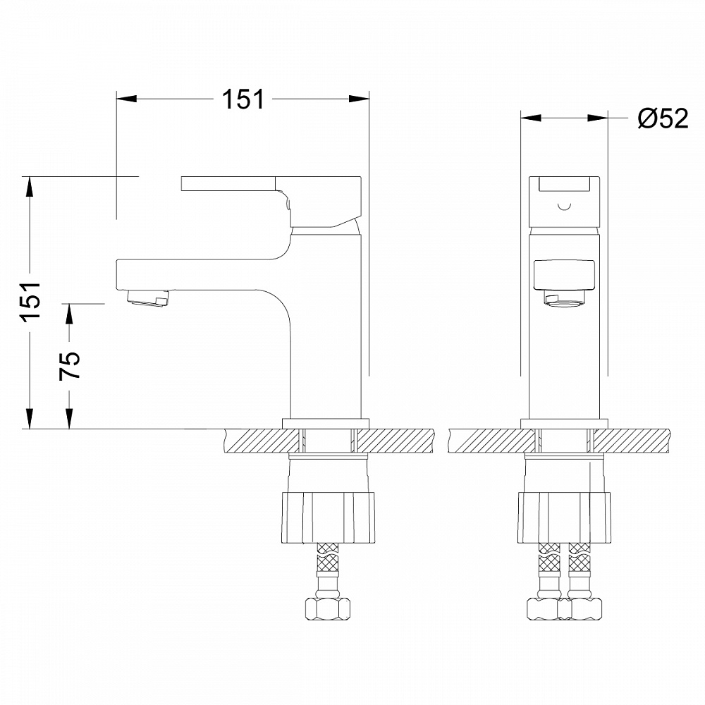 Смеситель Lemark Aura LM0606C для раковины