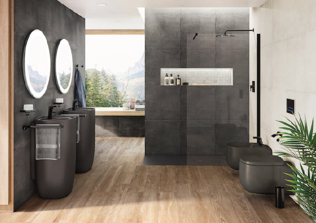 Раковина Roca Beyond 50х42х88 оникс 3270B0640