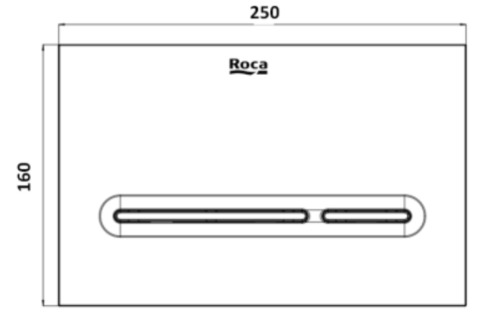 Панель смыва для инсталляции Roca PL-5 890099000