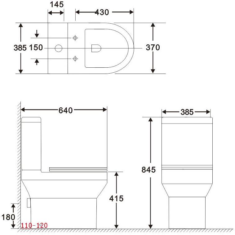Чаша напольного унитаза Aquanet Rimless Logic-C CL-12339
