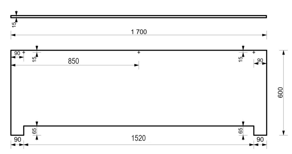 Экран фронтальный для ванны "GRETTA" 1700, FG170