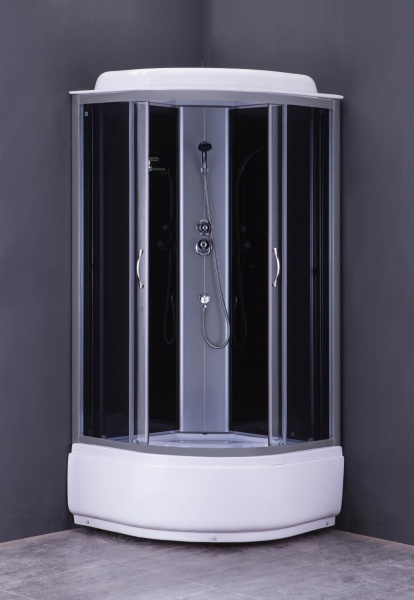 Душевая кабина Loranto CS-6680G 80*80*215, поддон 40 см, CS6680G8080215