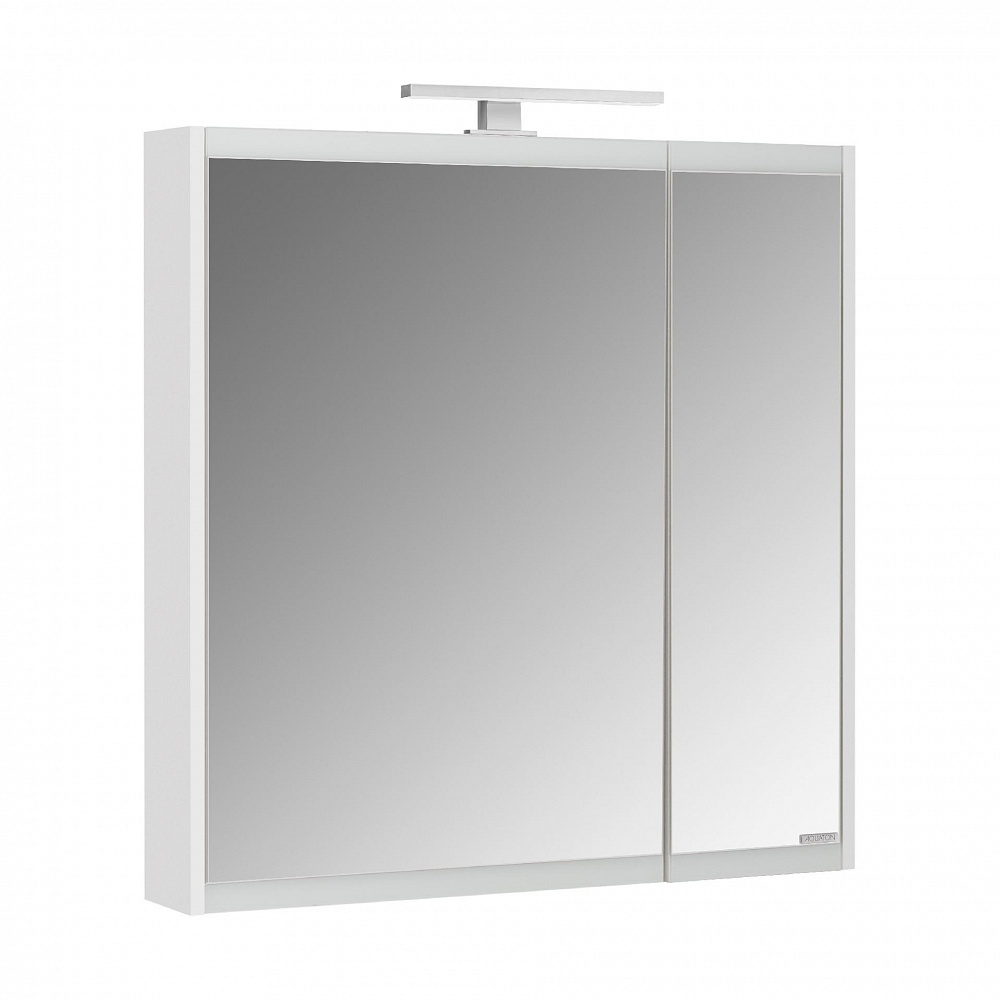 Зеркальный шкаф Aquaton Нортон 80 белый 1A249202NT010