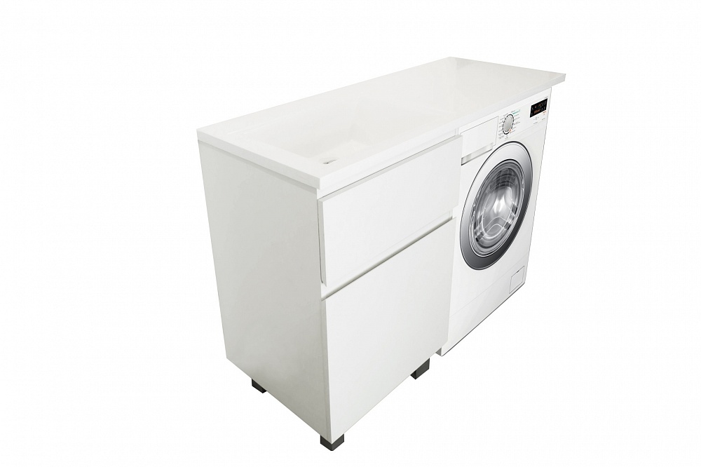 Комплект мебели Dallas Luxe 1100х482 левосторонний напольный 2 ящика (ШхГхВ) 448х476х860, ФР-00001965