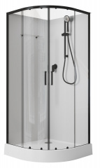 Душевая кабина Aquanet Passion EVO R black 90x90 набор 1, 00267256