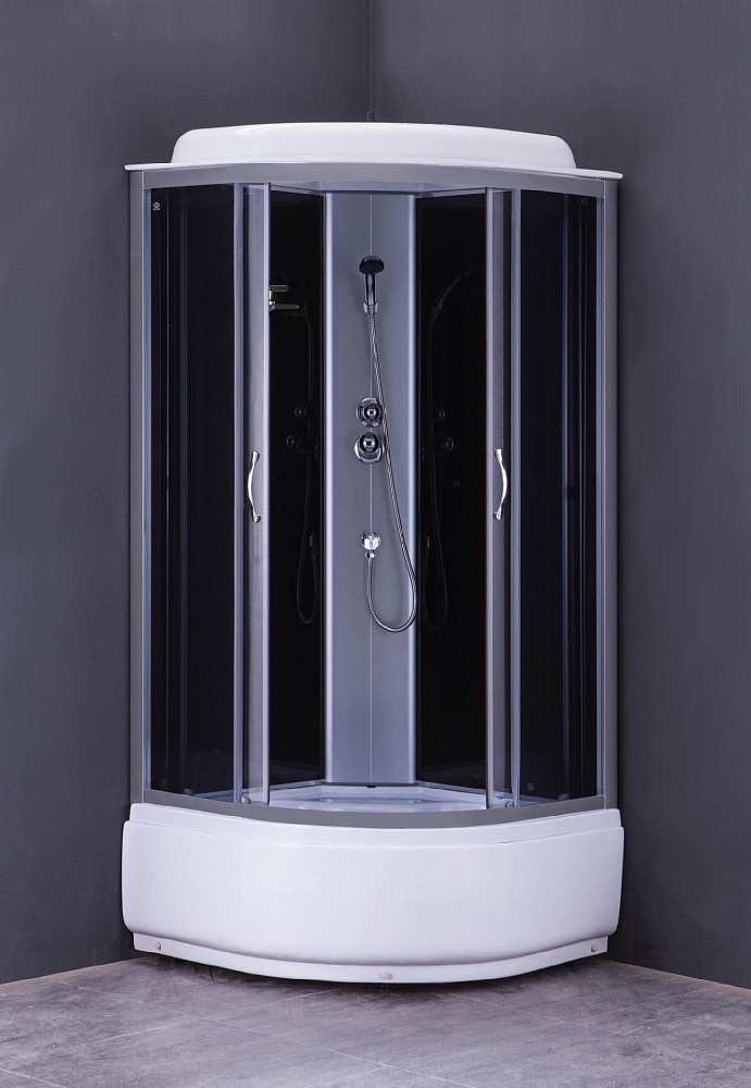 Душевая кабина Loranto CS-6680G 80*80*215, поддон 40 см, CS6680G8080215