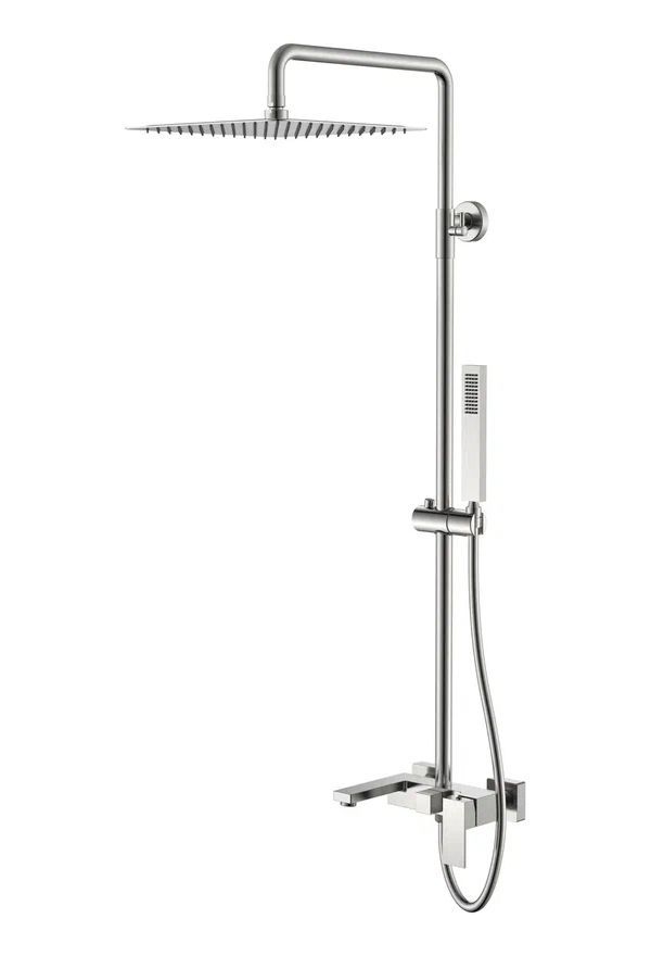 Душевая стойка BOHEME Qubic 478-NB Nikel Brush