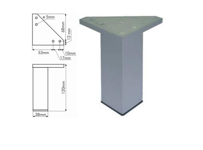 Ножки, 2 шт., ZP-NOGA-KPL2