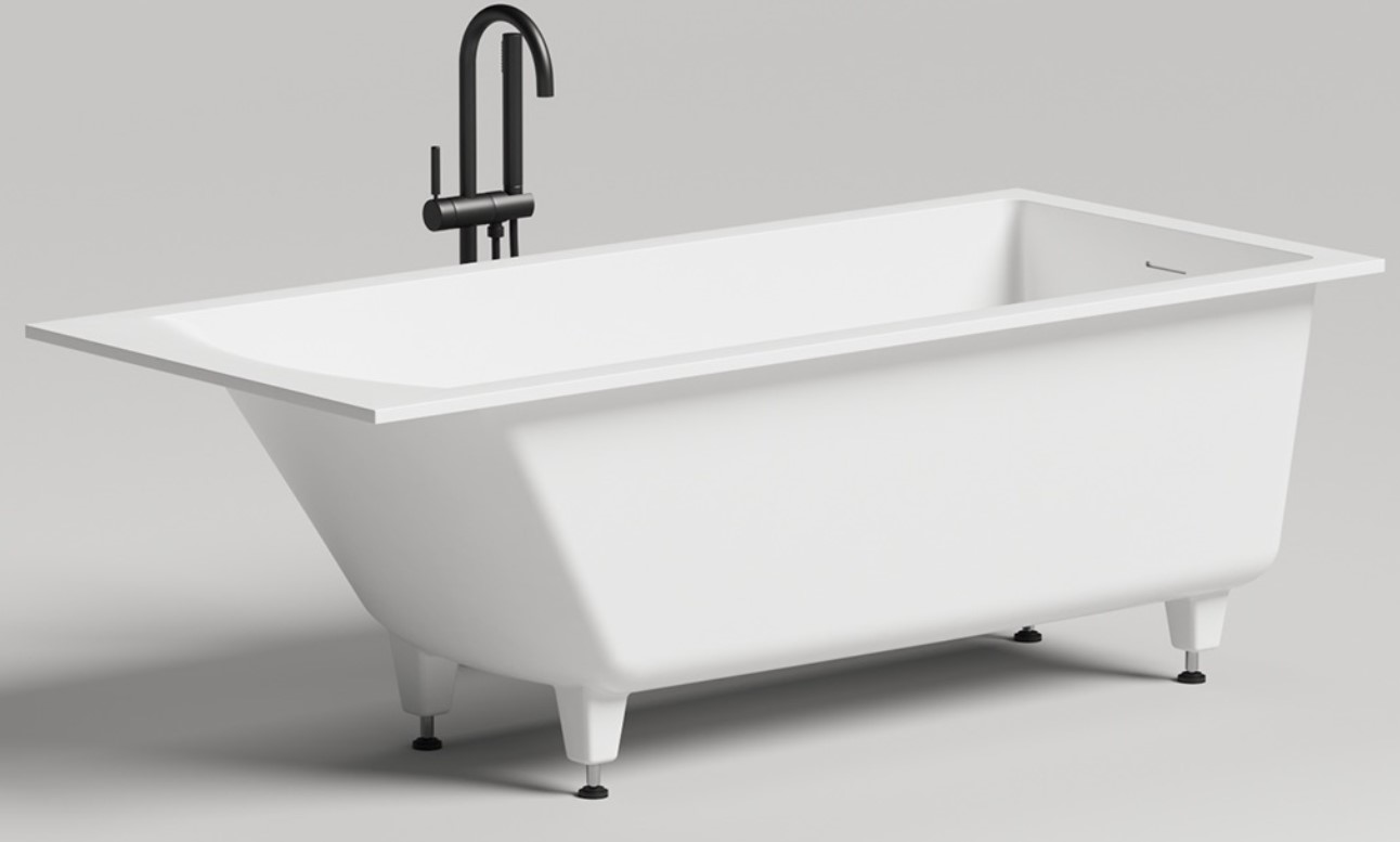 Встраиваемая ванна S-Sense CASCATA KIT 170x75 Глянцевая , 104313G