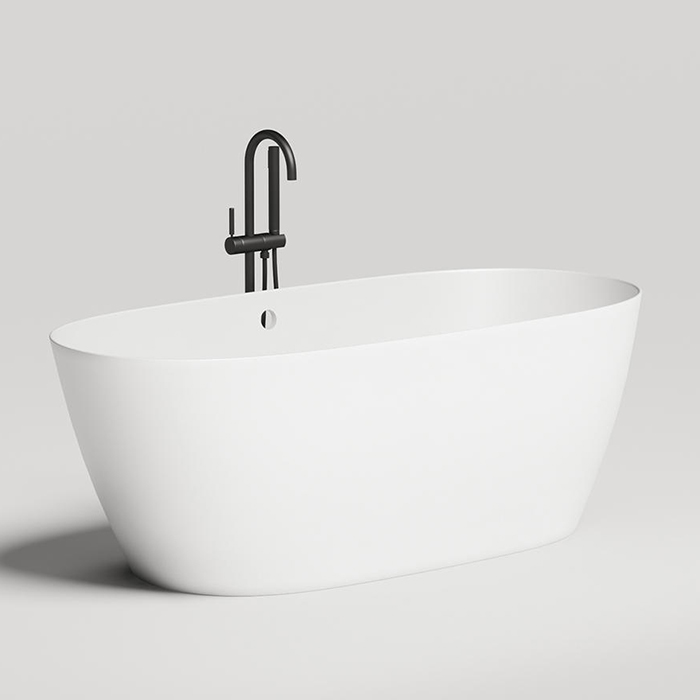 Salini Sofia Light Ванна 165х75х60см, с отверстием перелива, S-Sense, цвет: белый глянцевый, 103711G