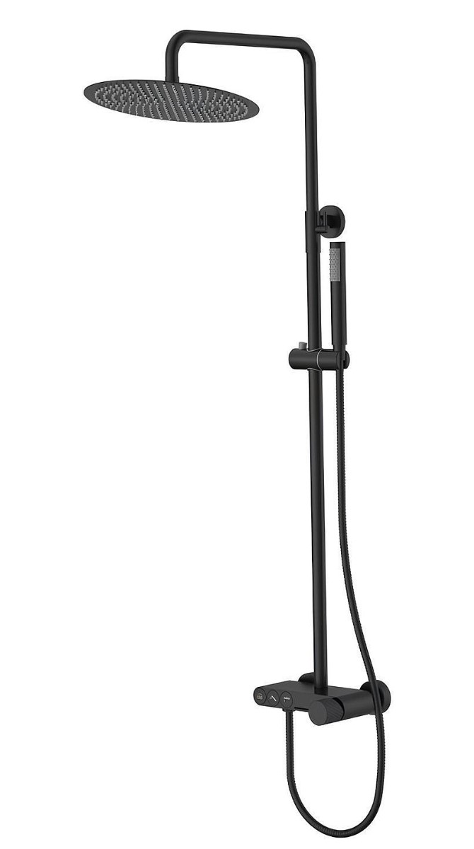 Душевая стойка BOHEME Stick ручка Linea  Black, 128-BB.3