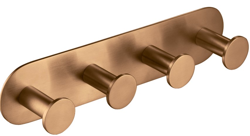 Вешалка 4-крючка Saona 13015/19 Розовое золото, 13015/19