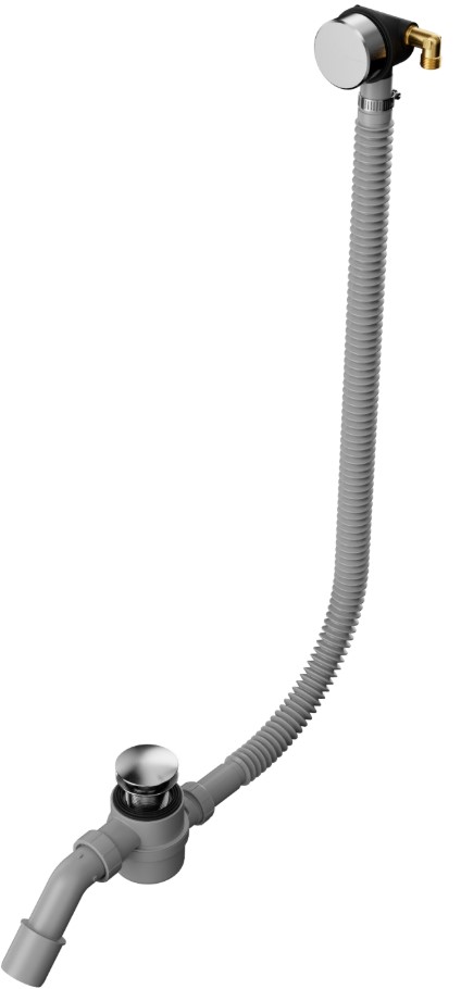 Слив-перелив WHITECROSS FILL (брашированный никель), D1102NIB