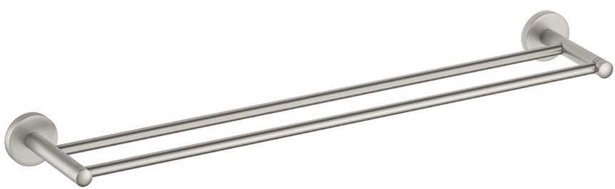 Полотенцедержатель двойной Saona 13056/13 Никель, 13056/13