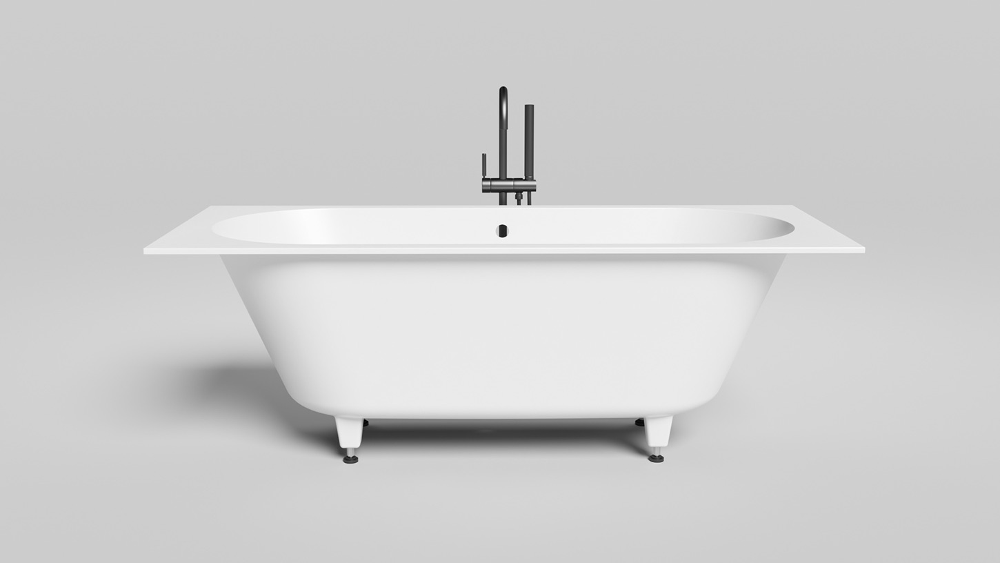 Встраиваемая ванна Salini S-Sense ORNELLA AXIS 170x75 Глянцевая 103413G, 103413G