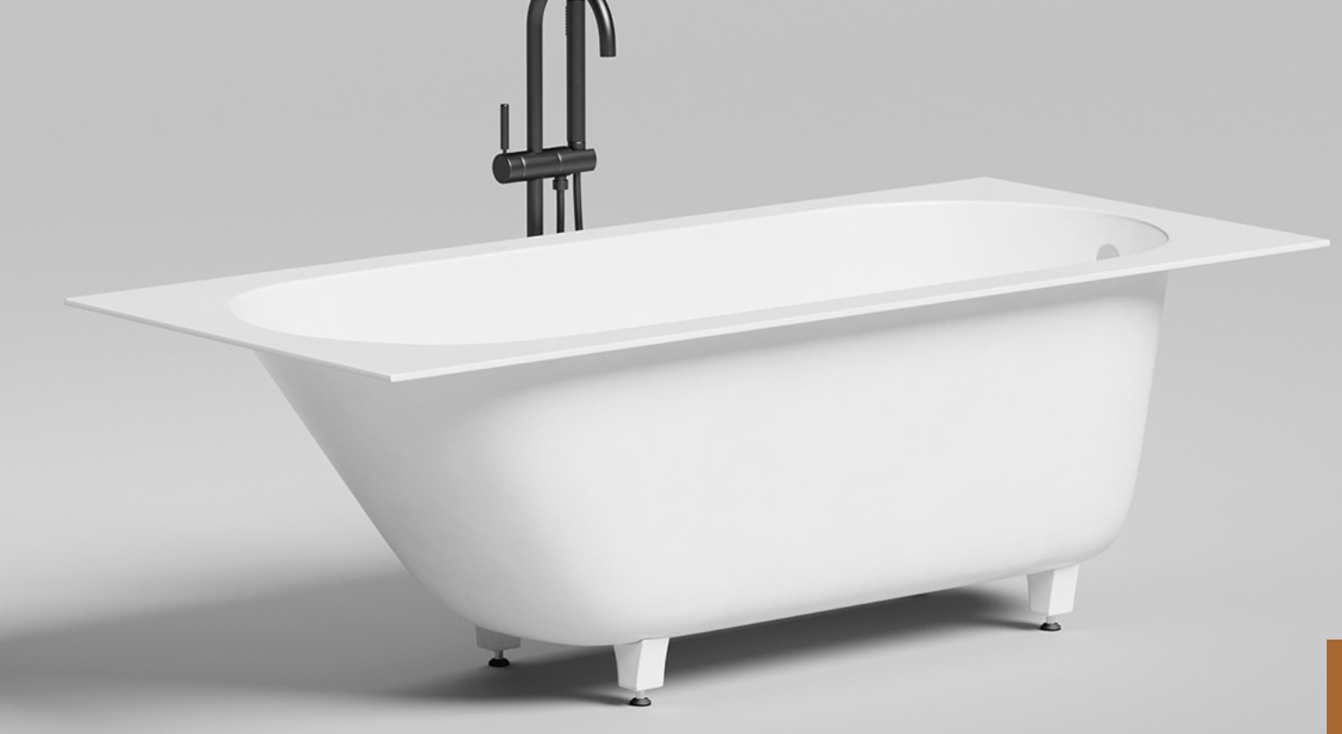  Встраиваемая ванна Salini S-Sense ORNELLA 170х75 Глянцевая 