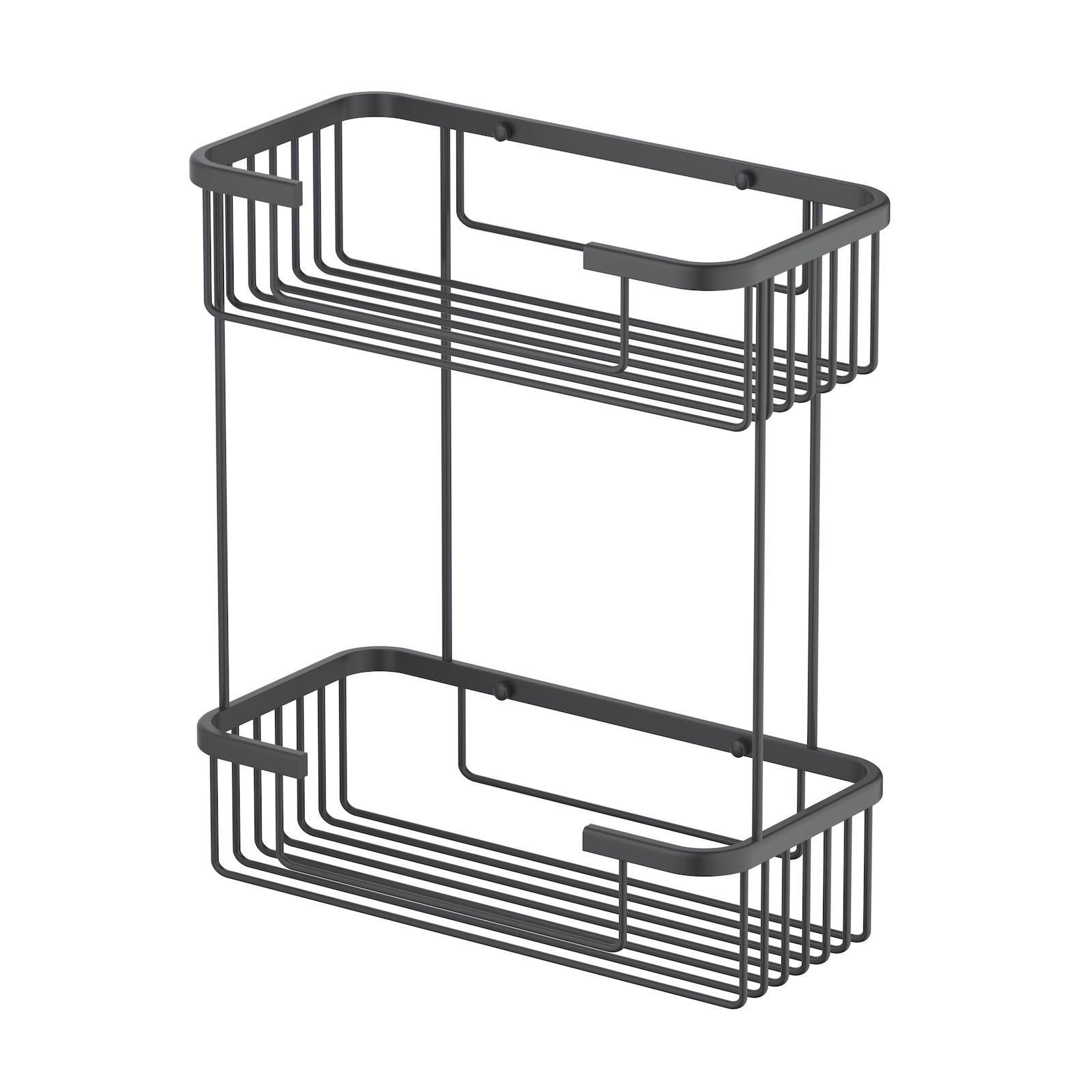 Полка двойная Saona Черный, 13083/03