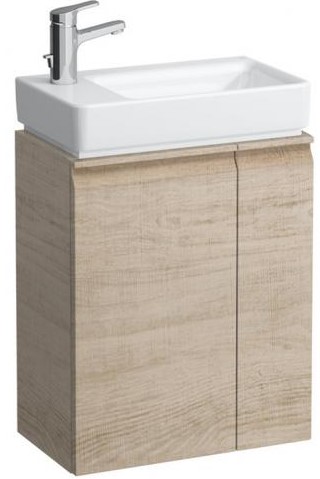 Тумба с раковиной Laufen Pro 4.8300.1.095.479.1 подвесная светлый дуб, 4.8300.1.095.479.1+8.1595.5.000.104.1