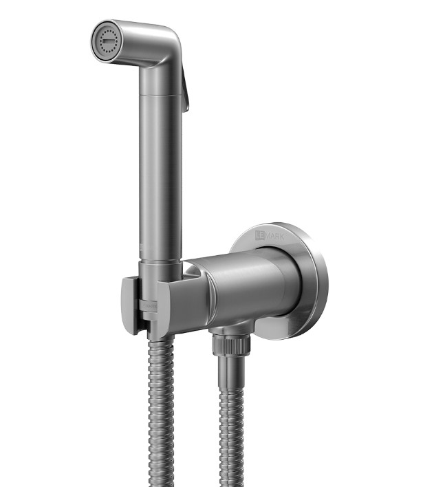 Смеситель Lemark Solo LM7171GM с гигиеническим душем, встраиваемый, LM7171GM