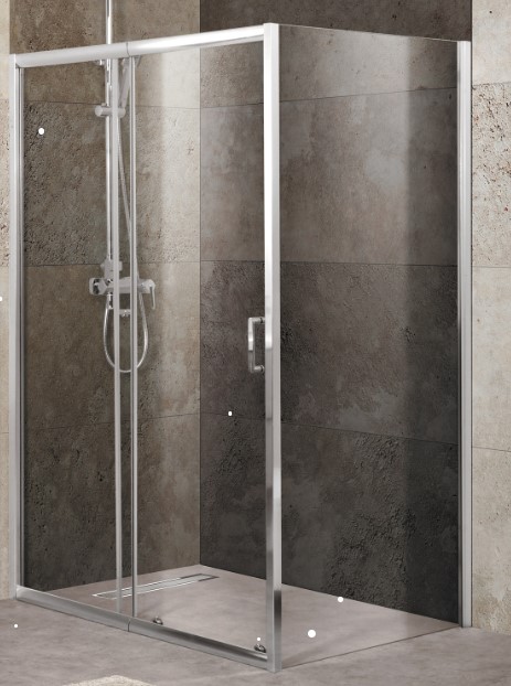 Душевой уголок BelBagno UNIQUE-AH-1-120/135-100-C-Cr, UNIQUE-AH-1-120/135-100-C-Cr