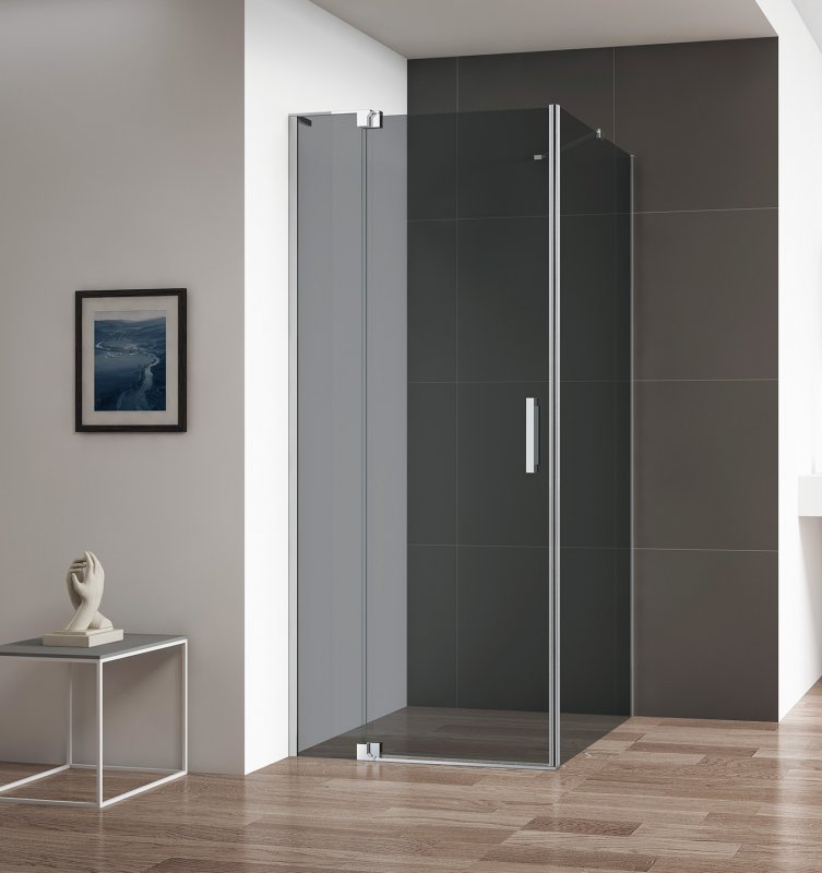 Душевой уголок CEZARES SLIDER-AH-1-90-90/100-GRIGIO-Cr, SLIDER-AH-1-90-90/100-GRIGIO-Cr