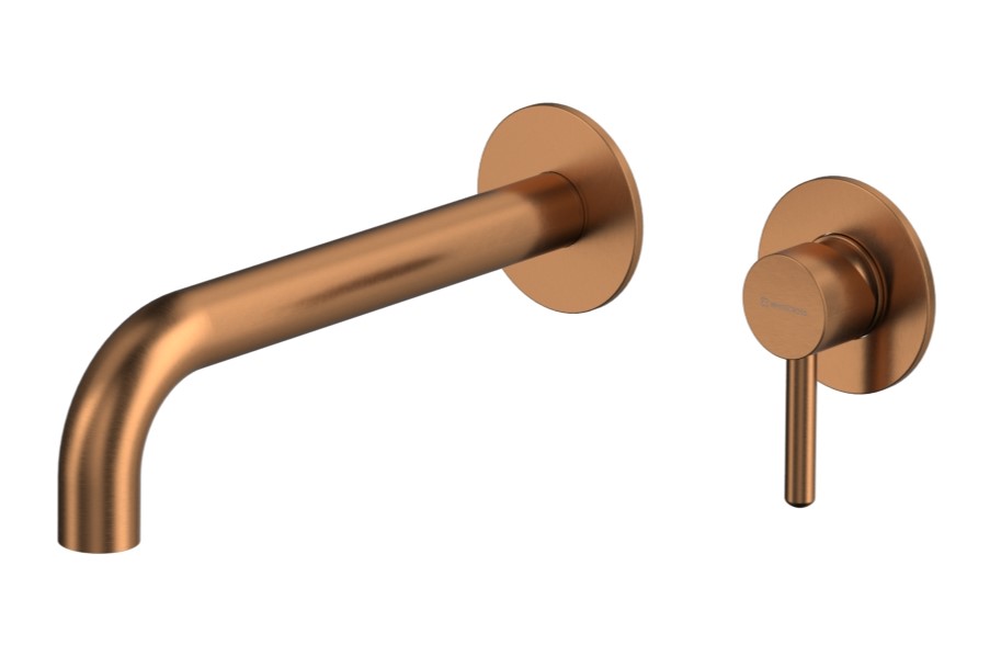 Смеситель для умывальника скрытого монтажа WHITECROSS Y  (брашированная медь), Y1215CPB